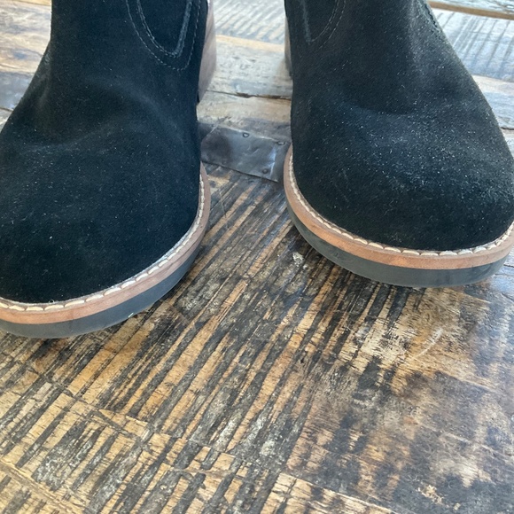 Lucca black suede boots,6 1/2. - Picture 2 of 16